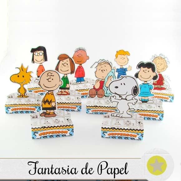 PORTA MINI CHOCOLATE TURMA DO SNOOPY
