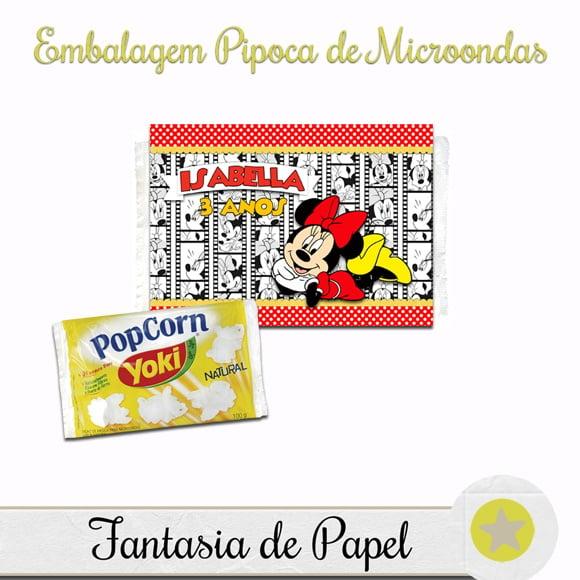 EMBALAGEM PIPOCA DE MICROONDAS MINNIE 2