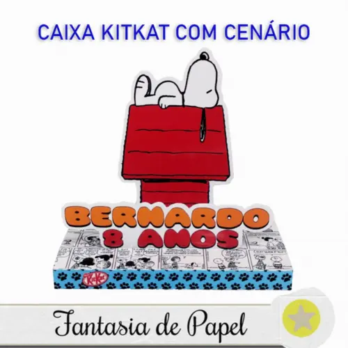 Caixa Kitkat com Cenário - Fazemos Todos os Temas