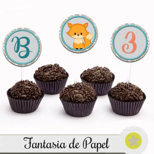 TOPPER PARA DOCE RAPOSA 2