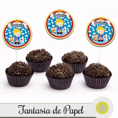 TOPPER PARA DOCE PEQUENO PRÍNCIPE 1