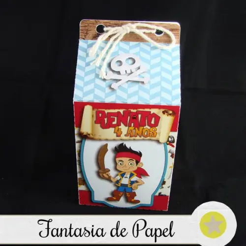 CAIXA DE LEITE JAKE E OS PIRATAS