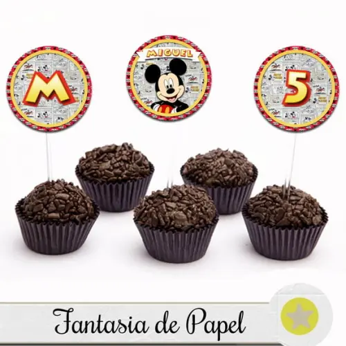 TOPPER PARA DOCE MICKEY III