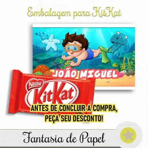 Caixa Kitkat Fundo do Mar