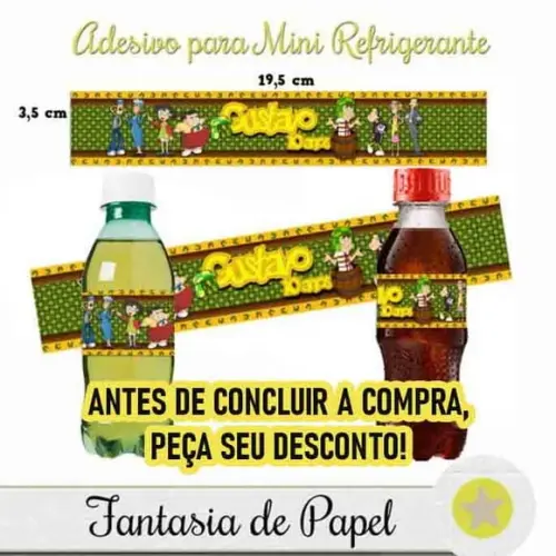 Rótulo Mini Refrigerante Chaves