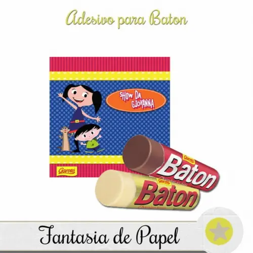 Adesivo para Baton o Show da Luna