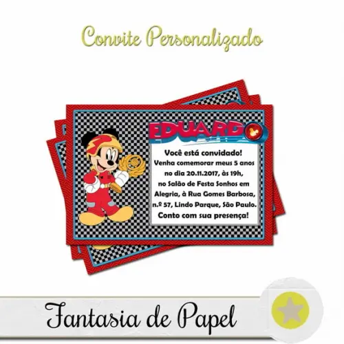 CONVITE MICKEY SOBRE RODAS 2