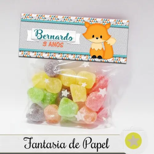 LAPELA + SAQUINHO PARA DOCE RAPOSA 1