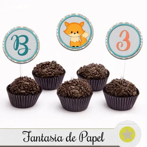 TOPPER PARA DOCE RAPOSA 2