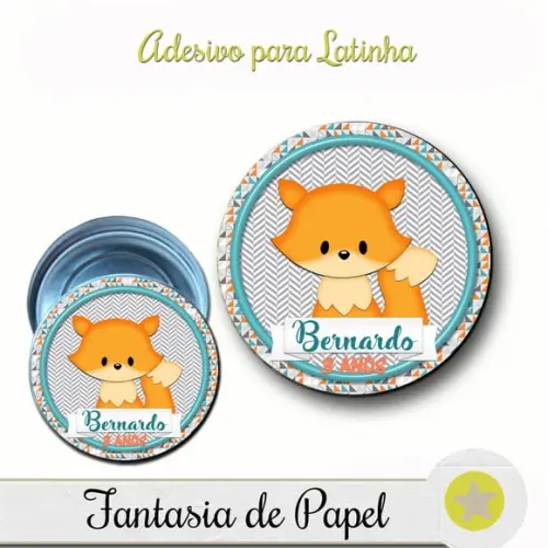 ADESIVO PARA LATINHA RAPOSA