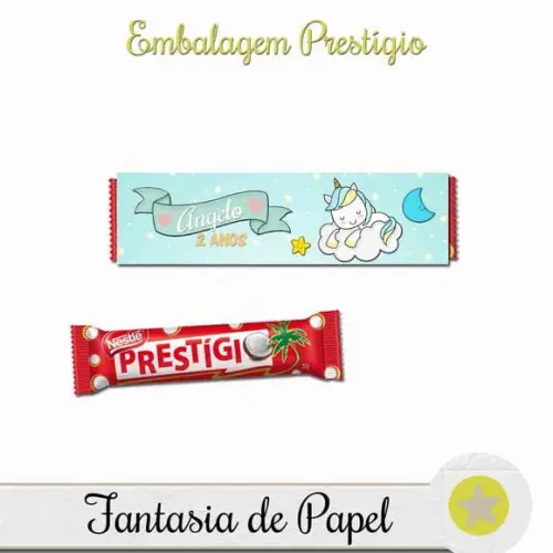 Embalagem para Prestígio Unicórnio