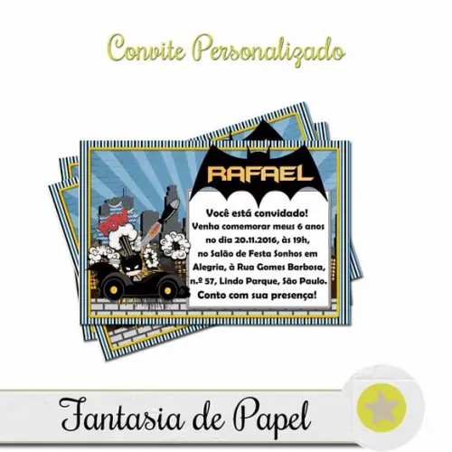 Convite Batman