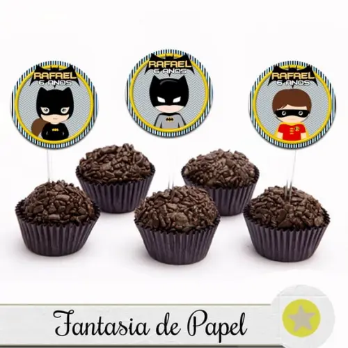 TOPPER PARA DOCE BATMAN 1