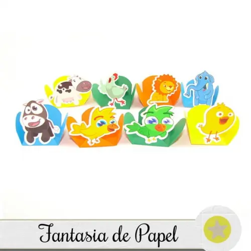 FORMINHAS PARA DOCE ANIMAIS MUNDO BITA