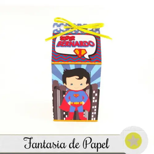 CAIXA DE LEITE SUPER HOMEM