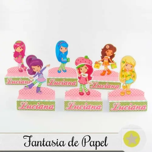 PORTA MINI CHOCOLATE TURMA MORANGUINHO