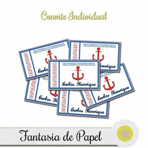 CONVITE INDIVIDUAL MARINHEIRO 2