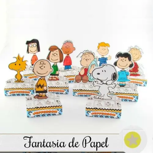 PORTA MINI CHOCOLATE TURMA DO SNOOPY
