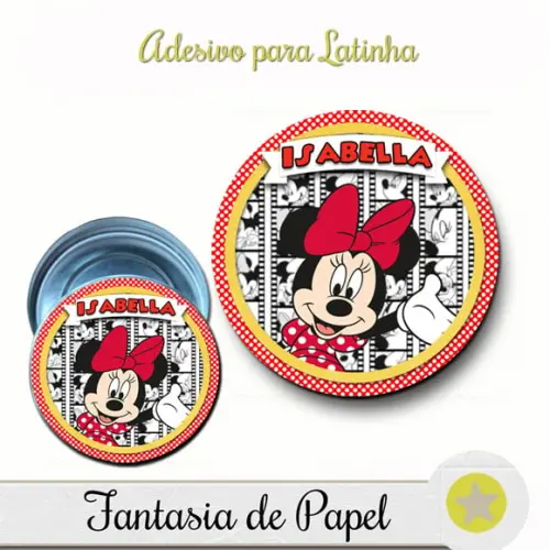 ADESIVO PARA LATINHA MINNIE 3