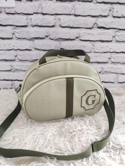Bolsa Maternidade G Verde Bebê e Verde Escuro ( Verde Musgo