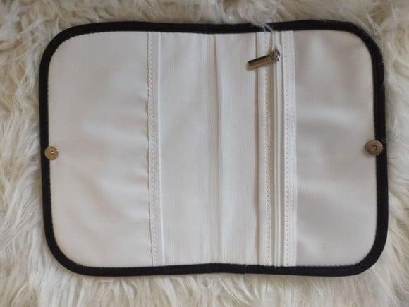 Capinha De Vacina, Porta Documentos Linho Cinza E Preto