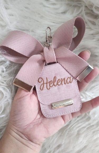 Chaveiro com Laço Bolsa Maternidade Todo Rose
