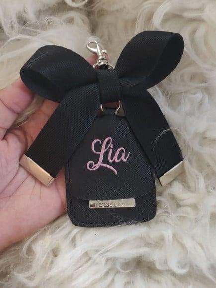 Chaveiro Com Laço De Bolsa Maternidade Com Tag