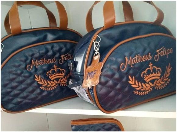 Kit bolsas maternidade Príncipe (Coroa)