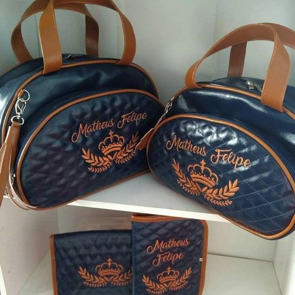 Kit bolsas maternidade Príncipe (Coroa)
