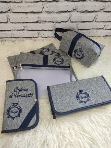 Kit Maternidade Completo Linho Luxo (mala Maternidade)