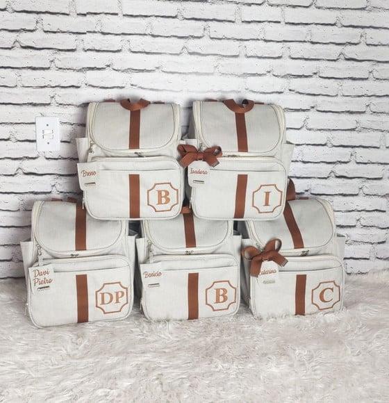 Kit Noiva Lembrança Luxo Presente Mochilas Pajens e Daminhas