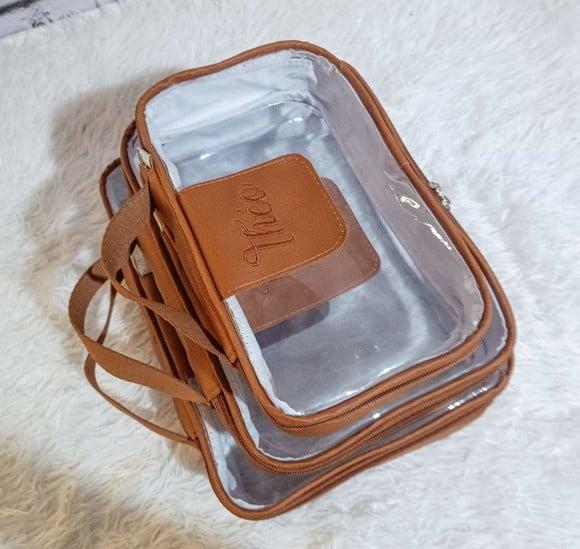 Kit Organizadores de Mala Maternidade Caramelo (marrom)