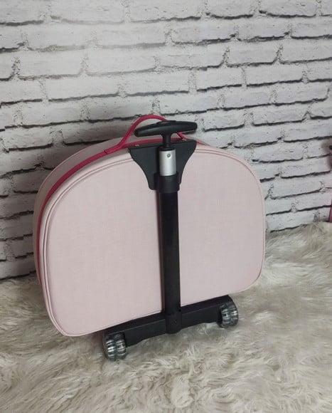 Mala Maternidade Rosa Bebê e Pink com Rodinhas