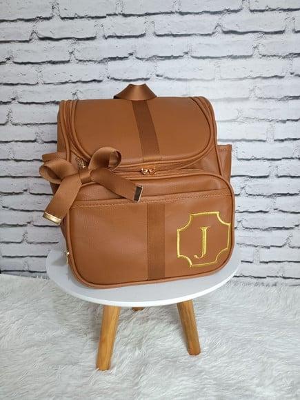 Mochila Maternidade 2 em 1 Caramelo