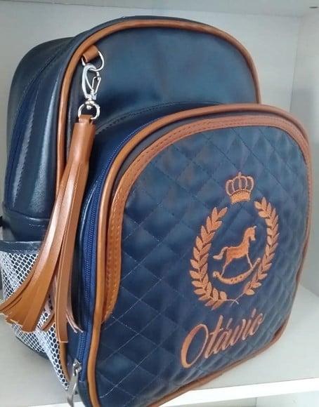 Mochila Maternidade Personalizada Cavalinho (coroa)