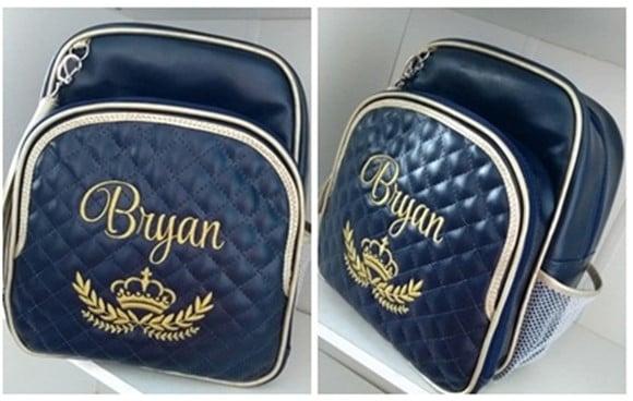 Mochila Maternidade Personalizada Príncipe (Coroa)