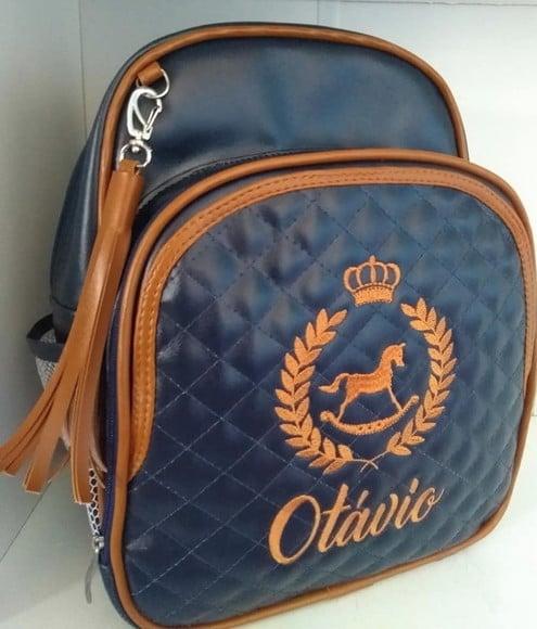 Mochila Maternidade Personalizada Cavalinho (coroa)