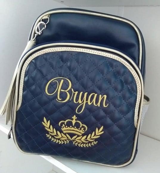Mochila Maternidade Personalizada Príncipe (Coroa)