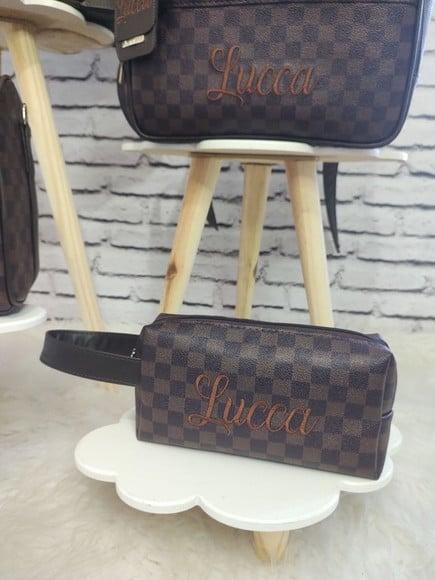 Necessarie Box Baby Marrom E Caramelo