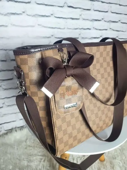Bolsa Mamãe Maternidade Marrom (bolsa Chloe)