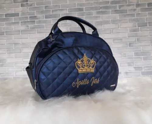 Bolsa Maternidade Grande Ursinho Azul Marinho