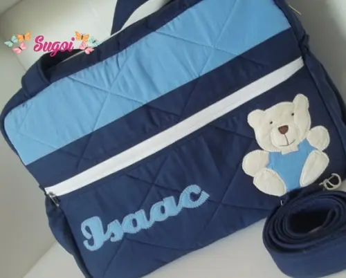 Bolsa para bebê grande menino urso