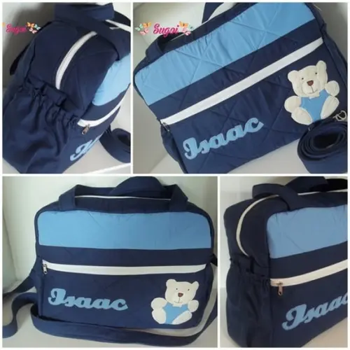 Bolsa para bebê grande menino urso