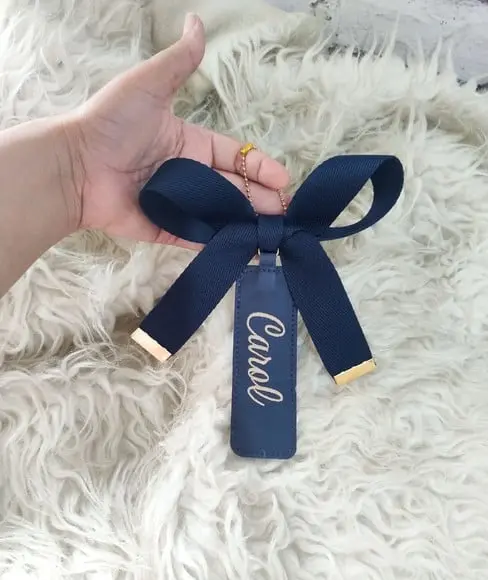 Chaveiro Bolsa Feminina ou Bolsa Maternidade Azul Marinho