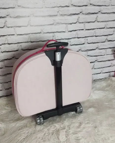 Kit Mala Maternidade Rodinhas e Mochila 2 em 1 Rosa e Pink