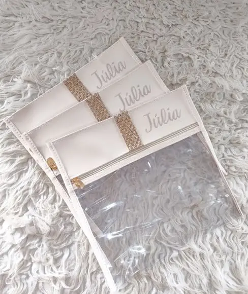 Kit Maternidade Bege com Tresse (mala de Rodinhas)