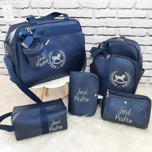 Kit Maternidade Mala Básica Mochila Porta Fraldas Necessaire