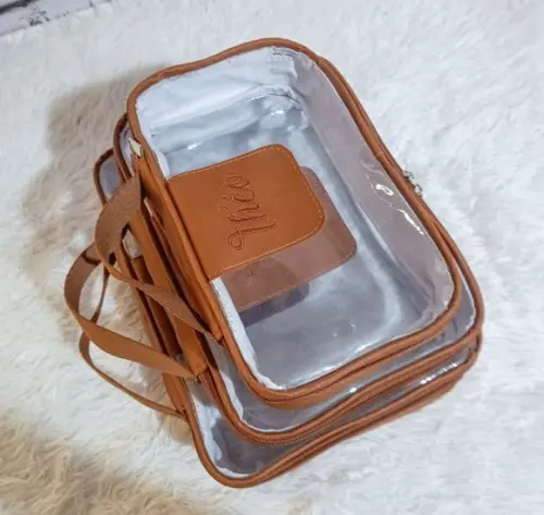 Kit Organizadores de Mala Maternidade Caramelo (marrom)