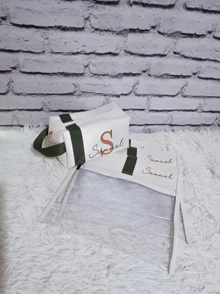 Kit Saquinhos + 1 Malinha Cristal m + Nécessaire Branco