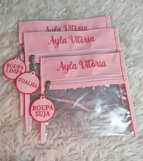 Kit Saquinhos Personalizado para Creche com Tag